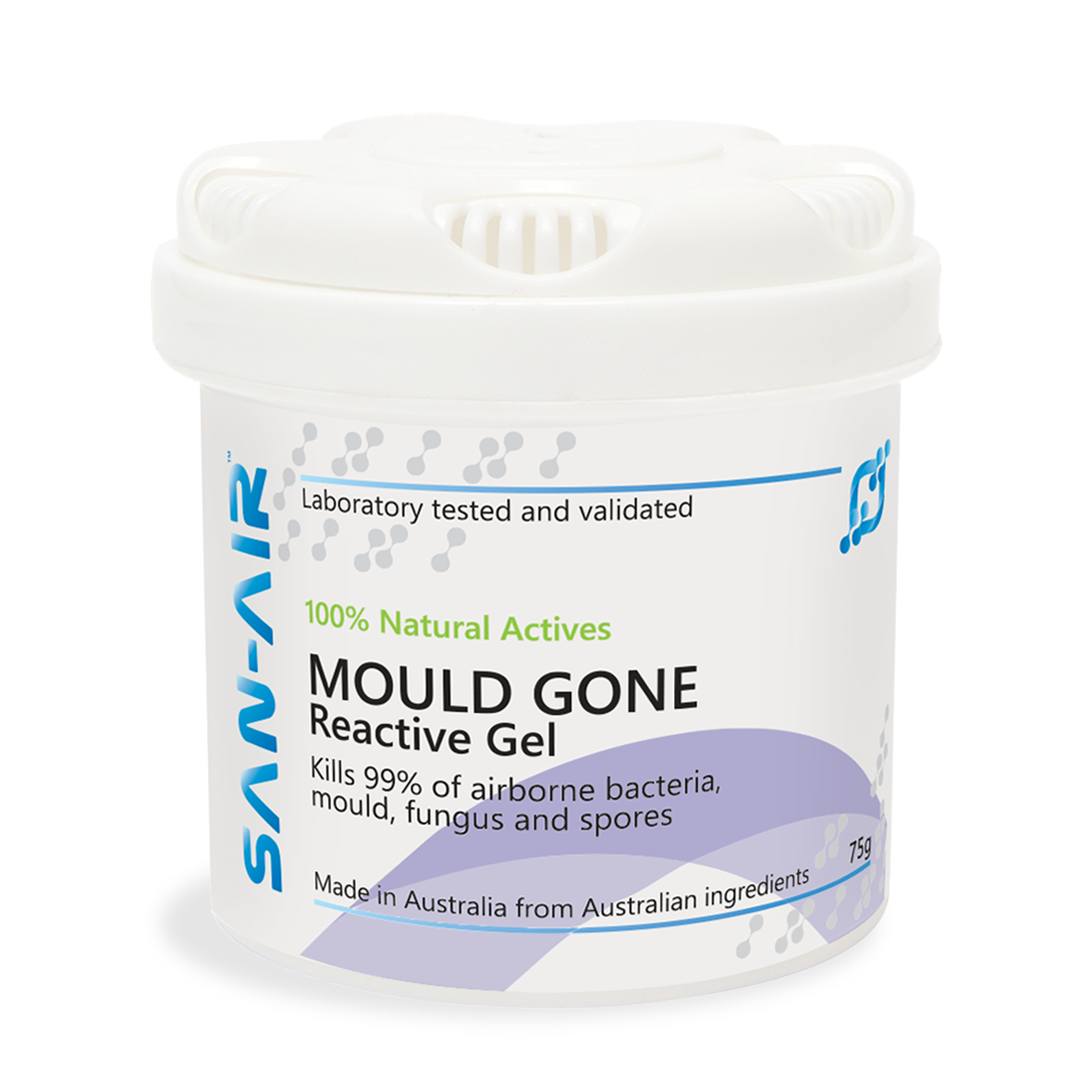 San-Air Mould Gone Reactive Gel container on a white background